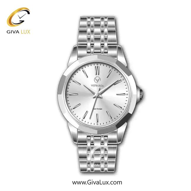 ساعت مچی اورجینال زنانه ویتوریا | Vittoria نقره ای | نقره ای| نقره ای| کد رفرنس VT3461L