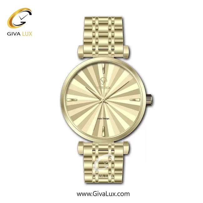 ساعت مچی اورجینال مردانه ویتوریا | Vittoria طلایی | طلایی| طلایی| کد رفرنس VT3462G