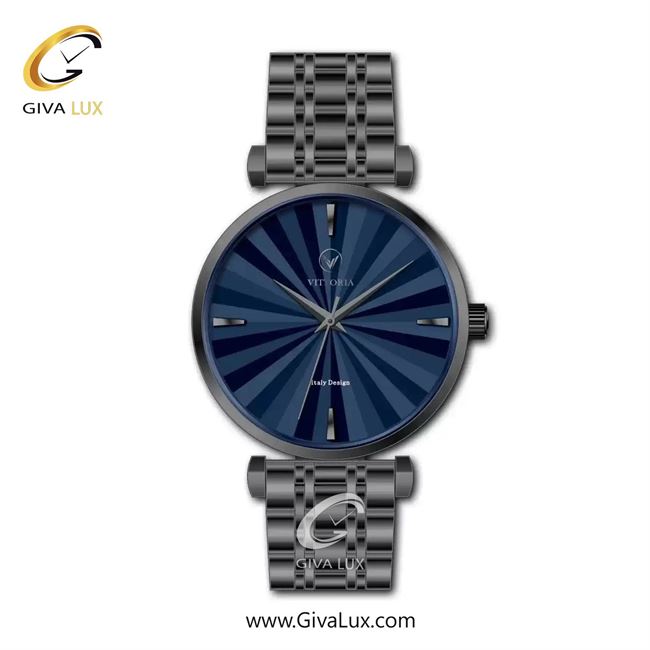 ساعت مچی اورجینال مردانه ویتوریا | Vittoria تیتانیوم | تیتانیوم(زغالی)| سرمه ای| کد رفرنس VT3462G