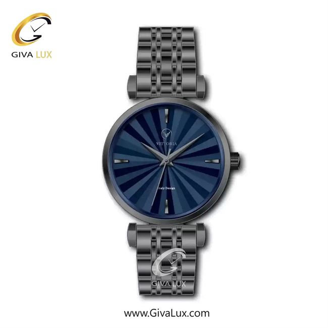 ساعت مچی اورجینال زنانه ویتوریا | Vittoria تیتانیوم | تیتانیوم(زغالی)| سرمه ای| کد رفرنس VT3462L