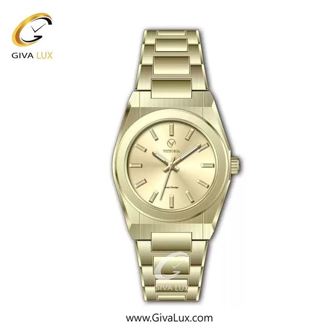 ساعت مچی اورجینال زنانه ویتوریا | Vittoria طلایی | طلایی| طلایی| کد رفرنس VT3463L