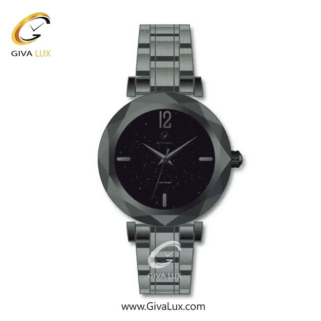 ساعت مچی اورجینال زنانه ویتوریا | Vittoria تیتانیوم | تیتانیوم(زغالی)| مشکی| کد رفرنس VT3464