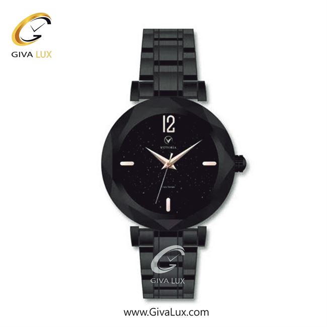 ساعت مچی اورجینال زنانه ویتوریا | Vittoria مشکی | مشکی| مشکی| کد رفرنس VT3464