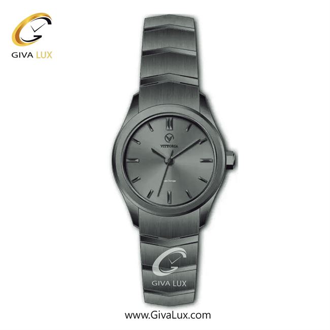 ساعت مچی اورجینال زنانه ویتوریا | Vittoria تیتانیوم | تیتانیوم(زغالی)| دودی|تیتانیوم| کد رفرنس VT3467