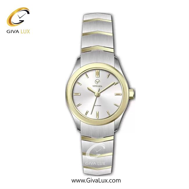 ساعت مچی اورجینال زنانه ویتوریا | Vittoria طلایی | نقره ای-طلایی| نقره ای| کد رفرنس VT3467