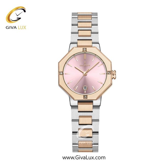 ساعت مچی اورجینال زنانه کلبرت COLBERT رزگلد | رزگلد-نقره ای| صورتی| کد رفرنس 0347L