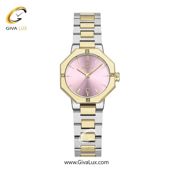 ساعت مچی اورجینال زنانه کلبرت COLBERT طلایی | نقره ای-طلایی| صورتی| کد رفرنس 0347L