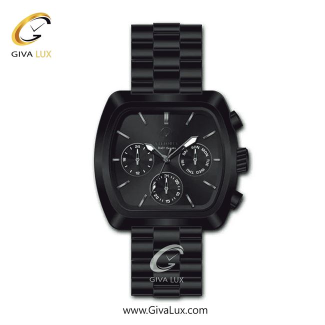 ساعت مچی اورجینال مردانه ویتوریا | Vittoria سه موتوره فول تایم مشکی | مشکی| مشکی| کد رفرنس VT3473