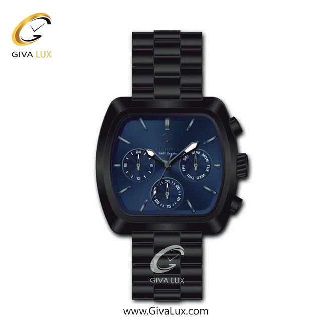 ساعت مچی اورجینال مردانه ویتوریا | Vittoria سه موتوره فول تایم مشکی | مشکی| سرمه ای| کد رفرنس VT3473