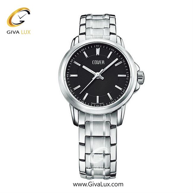 ساعت مچی اورجینال زنانه کاور نقره ای | نقره ای| مشکی| کد رفرنس CO35.01