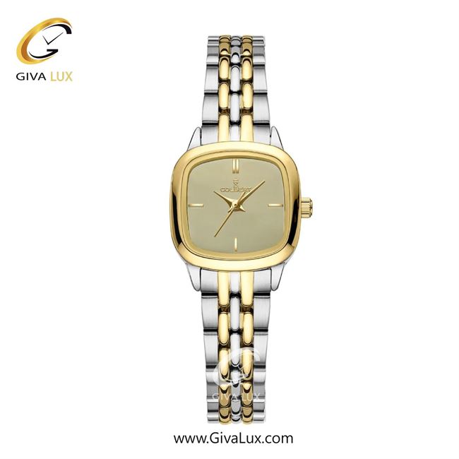 ساعت مچی اورجینال زنانه کلبرت COLBERT طلایی | نقره ای-طلایی| خاکی| کد رفرنس 0364L