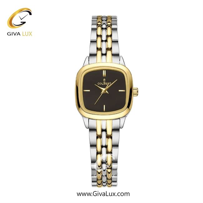 ساعت مچی اورجینال زنانه کلبرت COLBERT طلایی | نقره ای-طلایی| قهوه ای| کد رفرنس 0364L