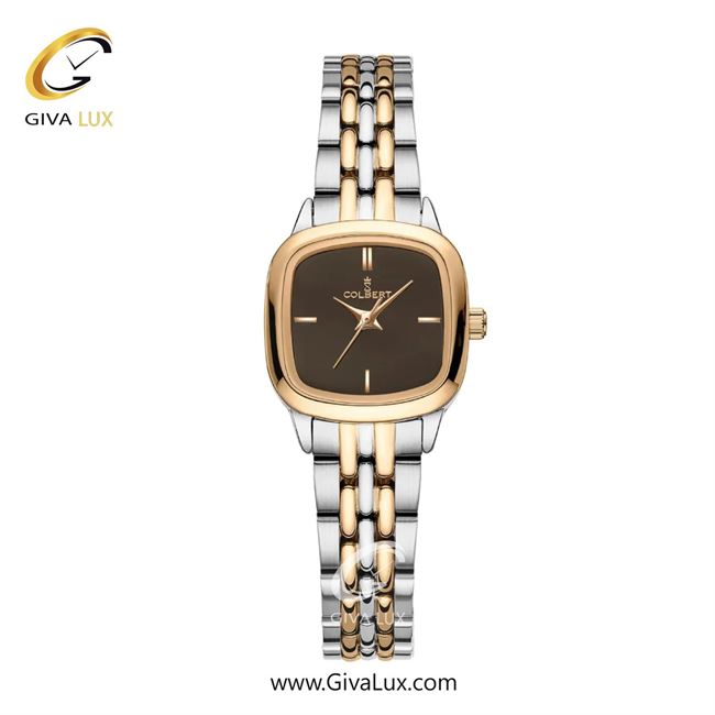 ساعت مچی اورجینال زنانه کلبرت COLBERT رزگلد | رزگلد-نقره ای| قهوه ای| کد رفرنس 0364L