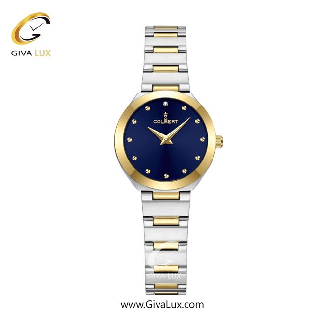 ساعت مچی اورجینال زنانه کلبرت COLBERT طلایی | طلایی-نقره ای| سرمه ای| کد رفرنس 0365L