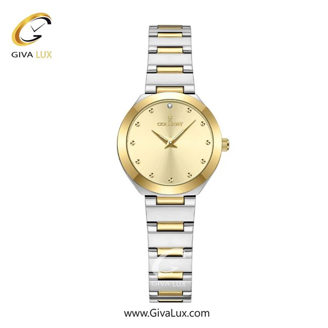 ساعت مچی اورجینال زنانه کلبرت COLBERT طلایی | طلایی-نقره ای| طلایی| کد رفرنس 0365L