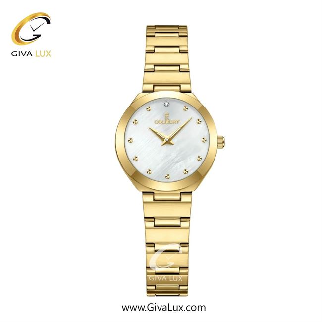 ساعت مچی اورجینال زنانه کلبرت COLBERT طلایی | طلایی| سفید صدفی| کد رفرنس 0365L