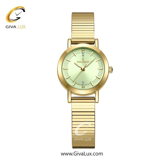 ساعت مچی اورجینال زنانه کلبرت COLBERT طلایی | طلایی| سبز| کد رفرنس 0367L