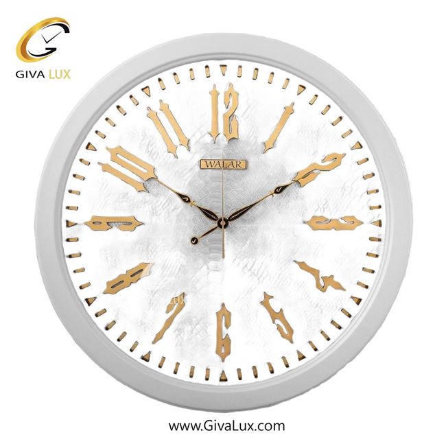 ساعت دیواری اورجینال والار PVC سفید| کد رفرنس 607