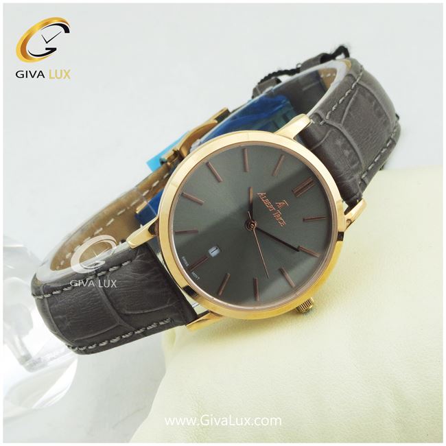 ساعت مچی زنانه بند چرمی آلبرت ترایس مدل AT20273