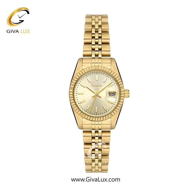 ساعت مچی اورجینال زنانه فریلوک Freelook طلایی | طلایی| طلایی| کد رفرنس FL.4.10001-2