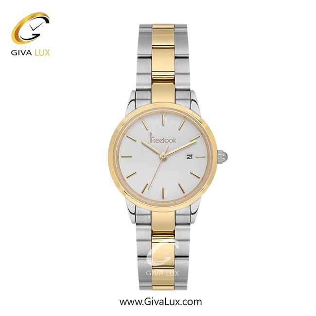 ساعت مچی اورجینال زنانه فریلوک Freelook طلایی | طلایی-نقره ای| نقره ای| کد رفرنس FL.4.10012-5