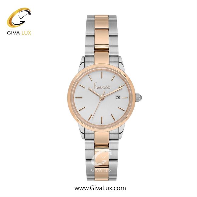 ساعت مچی اورجینال زنانه فریلوک Freelook رزگلد | نقره ای-رزگلد| نقره ای| کد رفرنس FL.4.10012-6