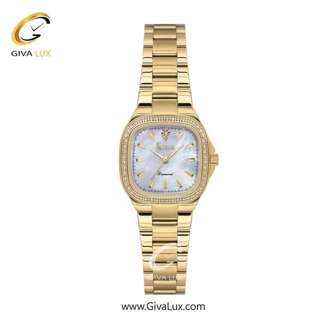 ساعت مچی اورجینال زنانه فریلوک Freelook طلایی | طلایی| سفید صدفی| کد رفرنس FL.4.10013.3