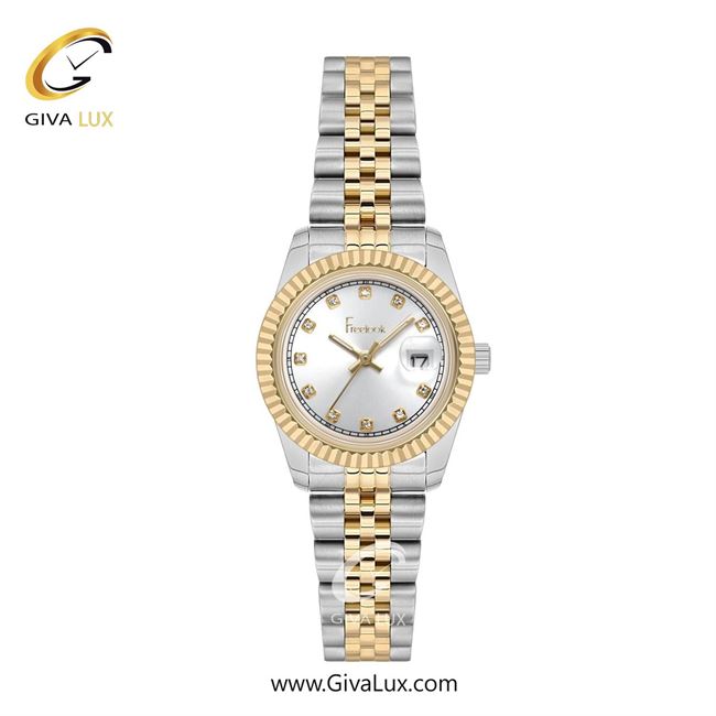 ساعت مچی اورجینال زنانه فریلوک Freelook طلایی | طلایی-نقره ای| نقره ای| کد رفرنس FL.4.10014-4