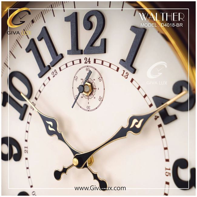 ساعت دیواری اورجینال والتر چوب قهوه ای| کد رفرنس 4018BR 4018-BR-1.jpg