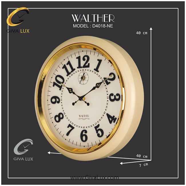 ساعت دیواری اورجینال والتر چوب کرم| کد رفرنس 4018NE 4018-NE-2.jpg