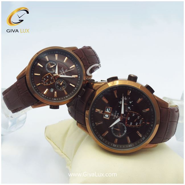 ست ساعت سه موتوره بندچرمی ونیز