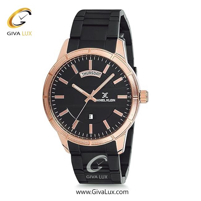 ساعت مچی اورجینال مردانه دنیل کلین رزگلد | مشکی| مشکی| کد رفرنس DK12215-2
