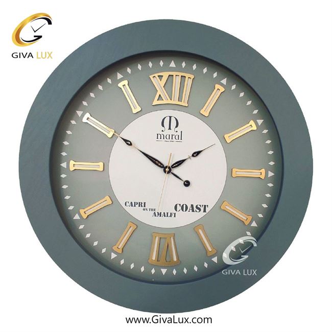 ساعت دیواری اورجینال مارال چوب طوسی| کد رفرنس P702