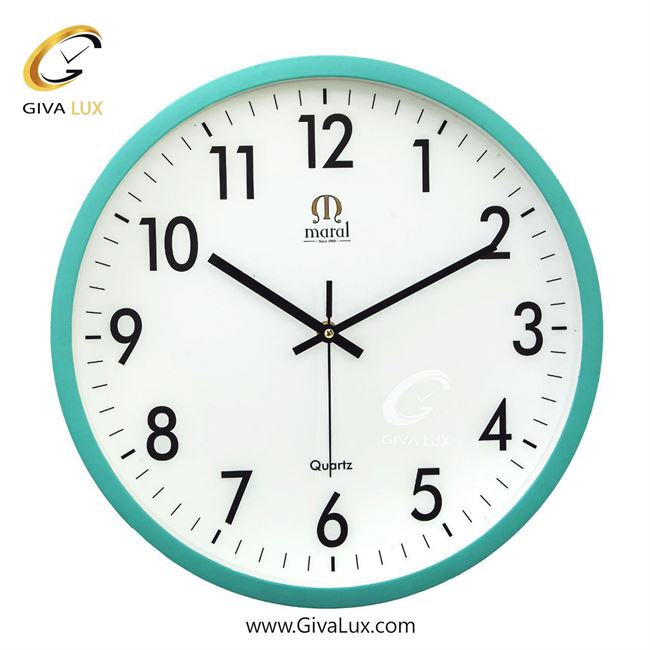 ساعت دیواری اورجینال مارال PVC سبز| کد رفرنس 42