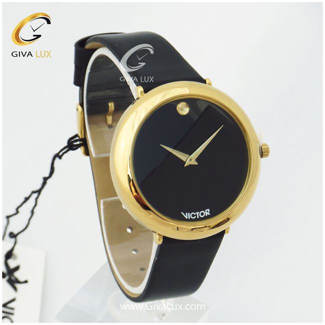ساعت زنانه ویکتور َاصلی شرکتی بند چرمی