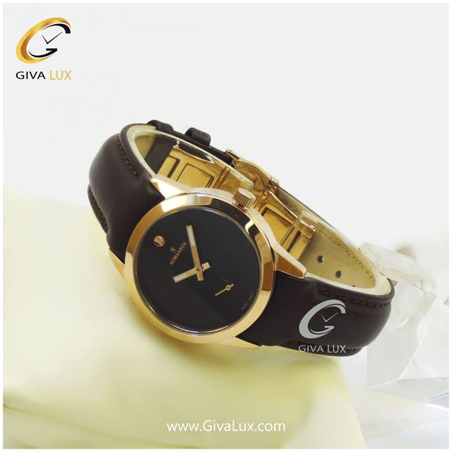 ساعت زنانه زیرثانیه شمار بند چرمی  رومانسون 