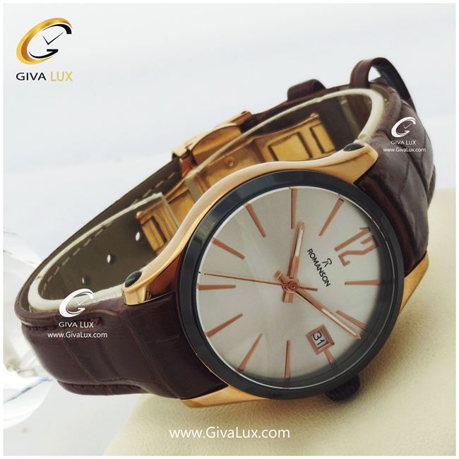  ساعت زنانه تک موتوره بندچرمی رومانسون 