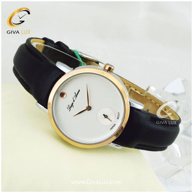 ساعت مچی اورجینال زنانه LdA | لوئیجی د آنا | Luigi d'Ana نقره ای | مشکی| سفید|