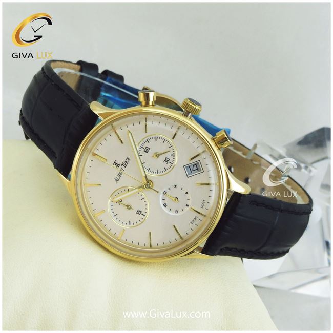 ساعت مچی زنانه بند چرمی سه موتوره آلبرت ترایس مدل AT20264