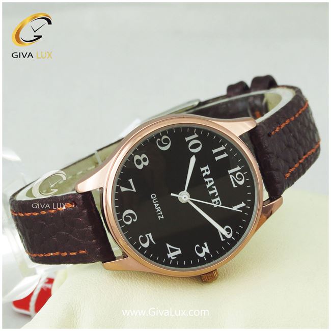 ساعت مچی اورجینال زنانه رِیت RATE رزگلد | قهوه ای| مشکی| کد رفرنس T7198L