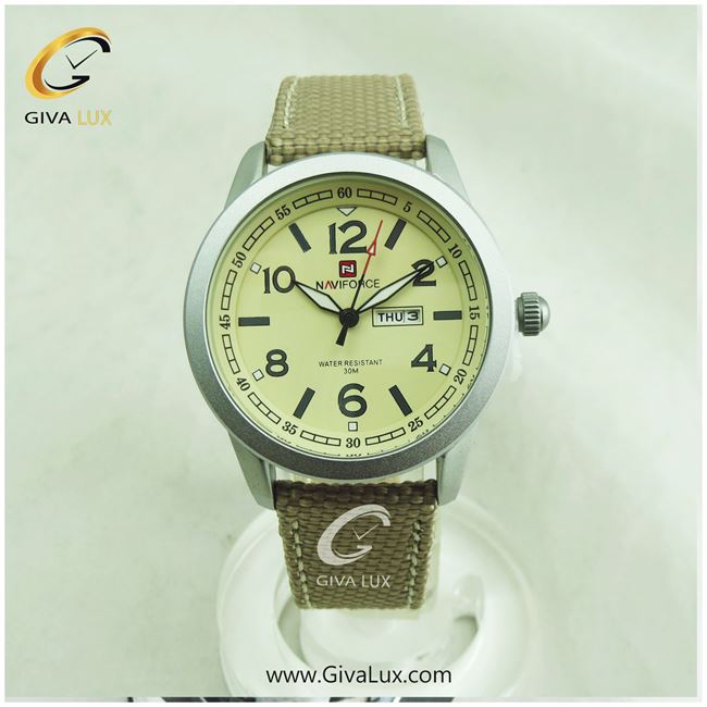 ساعت مچی اورجینال زنانه ناوی فورس|Naviforce|نوی فورس|نیوی فورس نقره ای | بژ -کرم| زرد| کد رفرنس NF9101