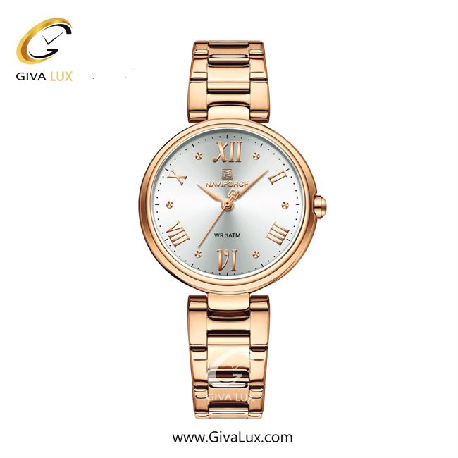 ساعت مچی زنانه بندفلزی ناوی فورس(نیوی فورس)رز گلد NF5030 RG/W 449_5030G-S2.jpg