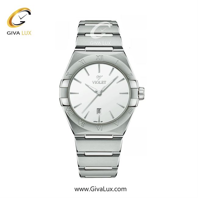ساعت مچی اورجینال مردانه ویولت VIOLET نقره ای | نقره ای| سفید| کد رفرنس 0603