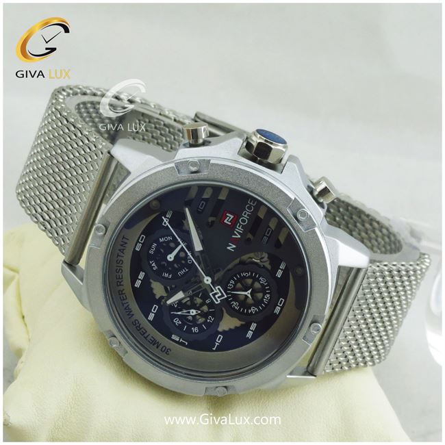 پک ساعت مردانه سه موتوره فول تایم ناوی فورس با بند اضافه مدل NF9110 455_22755.jpg