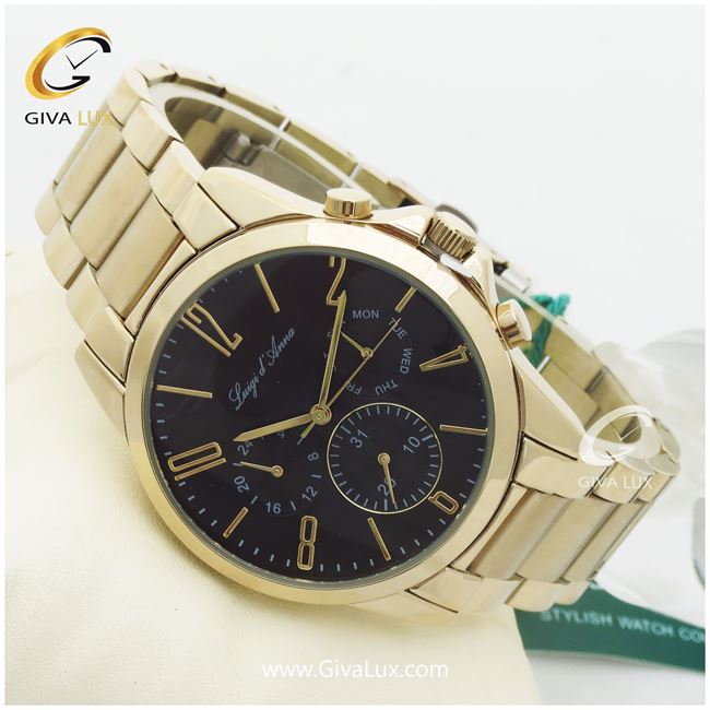 ساعت مردانه سه موتور فول تایم لوئیجی د آنا LDA مدل KG2006