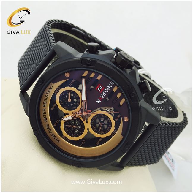پک ساعت مردانه سه موتوره فول تایم ناوی فورس با بند اضافه مدل NF9110 467_22563.jpg