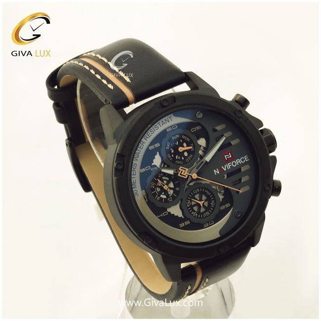 پک ساعت مردانه سه موتوره فول تایم ناوی فورس با بند اضافه مدل NF9110 479_55699.jpg