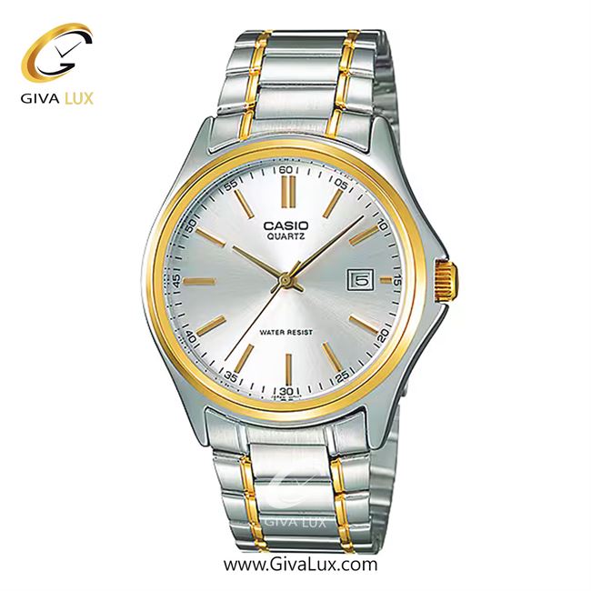 ساعت مچی اورجینال مردانه کاسیو Casio نقره ای-طلایی | طلایی-نقره ای| نقره ای| کد رفرنس MTP-1183G-7A