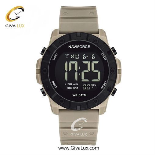 ساعت مچی اورجینال یونیسکس ناوی فورس|Naviforce|نوی فورس|نیوی فورس مشکی-کرم | کرم| مشکی| کد رفرنس NF7110