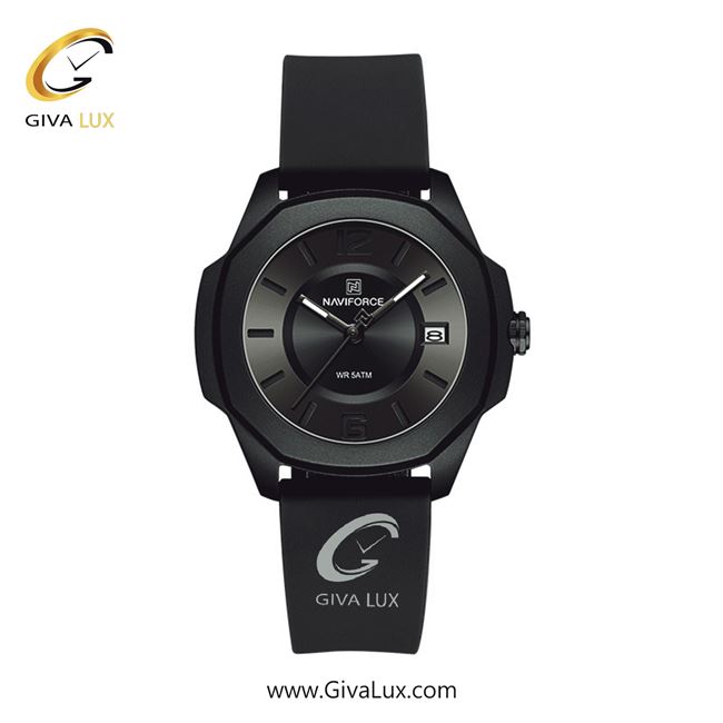 ساعت مچی اورجینال زنانه ناوی فورس|Naviforce|نوی فورس|نیوی فورس مشکی | مشکی| مشکی| کد رفرنس NF7107 B/B